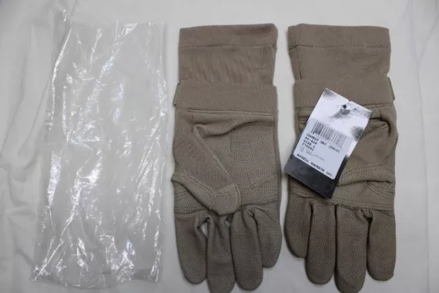 US Military USMC ANSELL HAWKEYE FROG COMBAT FR Flame Resistant GLOVES SZ L LARGE
