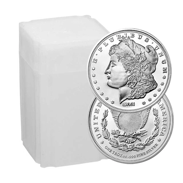 サンシャインシルバー1オンス モルガン円形銀 1 oz Sunshine Morgan Silver Round (New, MintMark SI) l JM