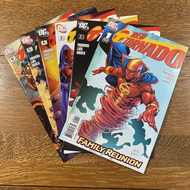 RED TORNADO COMPLETE SET 1-6  DC Comics  2009-2010  HIGH GRADE VF/NM