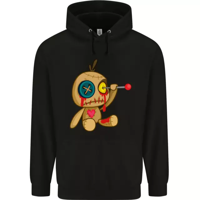 Voodoo Doll Eye Evil Spirits Dark Magic Halloween Childrens Kids Hoodie