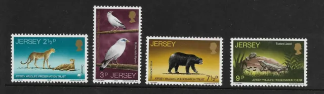 Jersey:1972:Wildlife Preservation Trust(2nd Series).Set.MNH