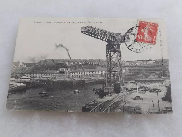 CPA BREST / Dept 29 / The Port of War and the Electric Crane.