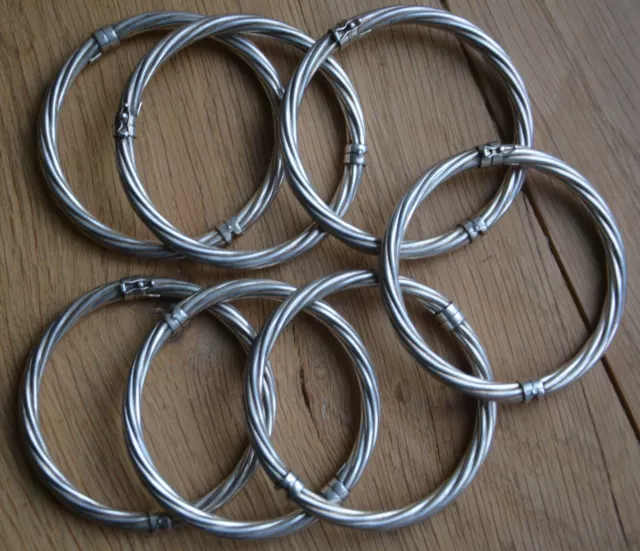 LOT DE 7 BRACELETS ARGENT MASSIF 9251000 super état, voir photos