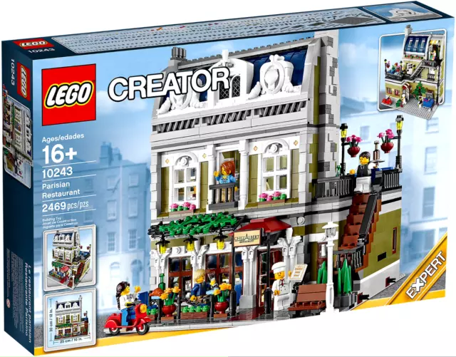 LEGO CREATOR EXPERT 10243 Modulare Ristorante Parigino Nuovo EUR