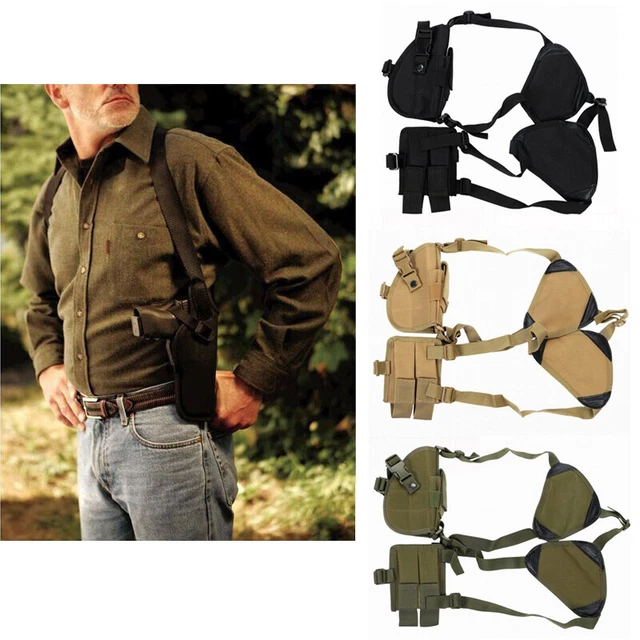 UNIVERSAL GUN ARMPIT Holster Shoulder Pistol Holder with Double