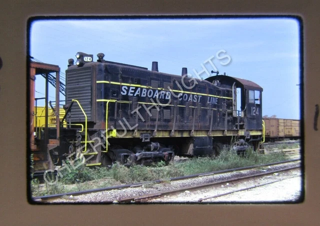 Original '73 Kodachrome Slide SCL Seaboard Coast Line 124 S2M    38N40
