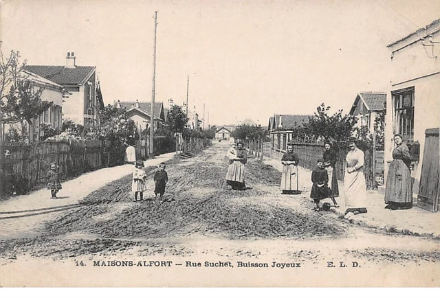 94 .n° 109279.  maison alfort . rue suchet .buisson joyeux .