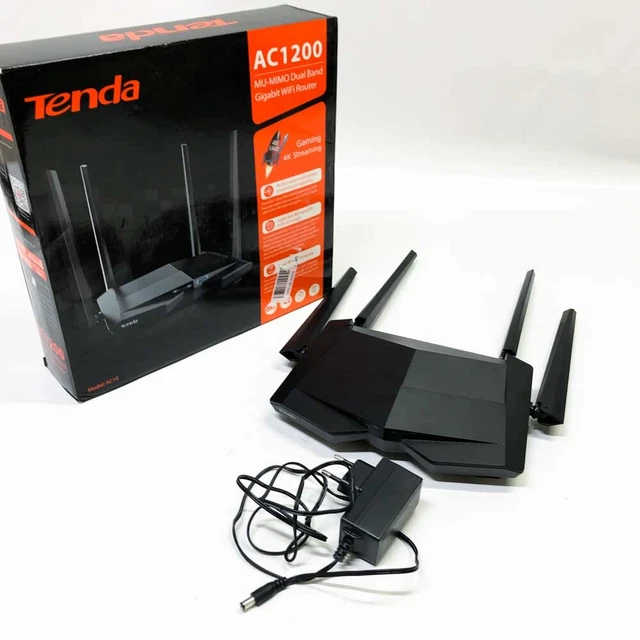 Tenda AC10 WLAN-Router Dual-Band Gigabit AC1200 MBit/s (867 MBit/s 5 GHz + 300
