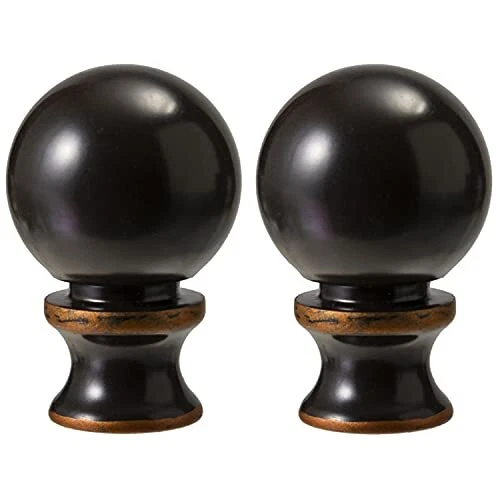 Lighting Lamp Finials 1-1/2 In High1/4-28 In Base Ball Finials for Lamp Shade...