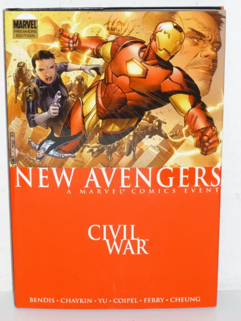 NEW AVENGERS CIVIL WAR HC - 1st Printing - LUKE CAGE Spider-Woman - HARD COVER
