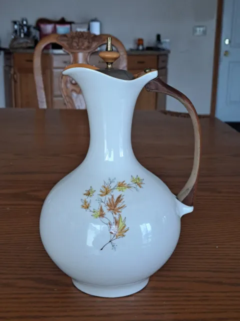 Taylorton Fine China Vintage Carafe Taylor Smith & Taylor Co.  Autumn Splendor