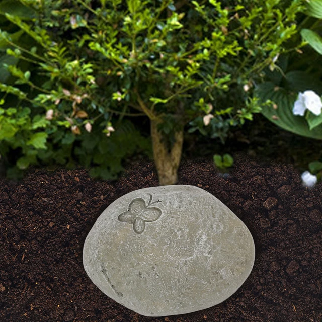 Pet Memorial Garden Stone DIY Print Pet Cat Dog Grave Marker