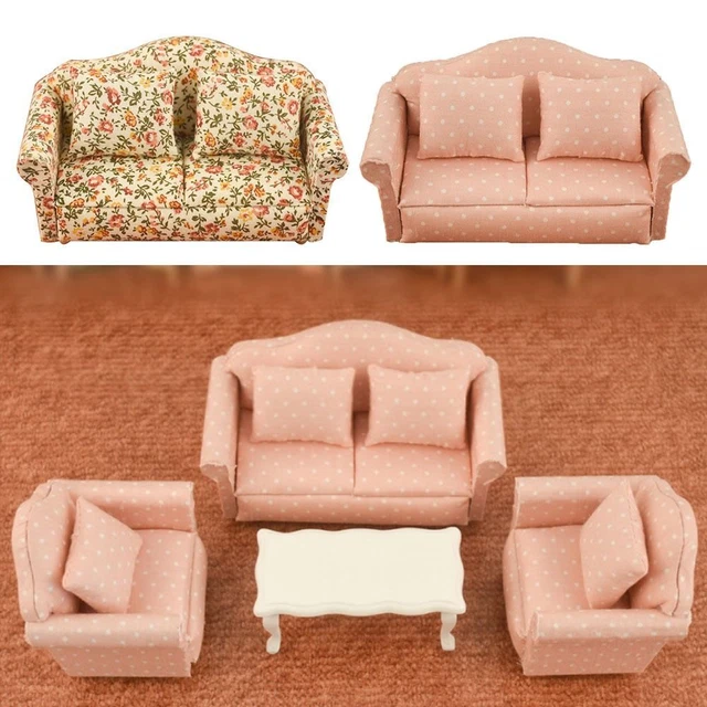 1:12 Scale Dollhouse Sofa Doll House Decor Miniature Furniture  Toy