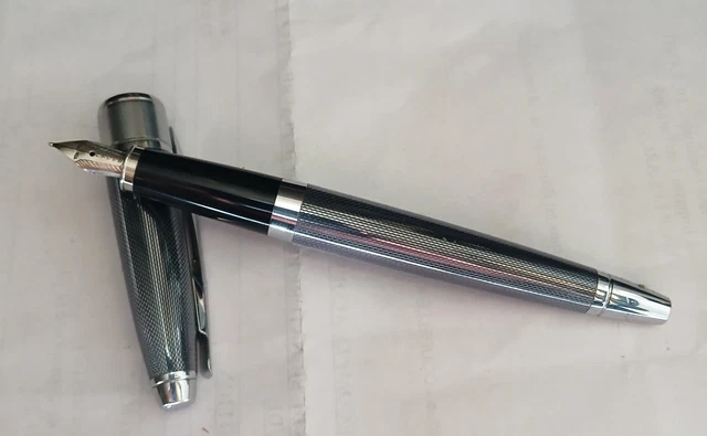 Stylo Plume Cross Century - Argent Massif 925 - Plume Or 18 Carats - Occasion Rare