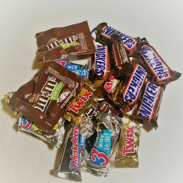 1kg Bulk SNICKERS BOUNTY TWIX MARS Mini Chocolate Bites Bulk Candy Treats
