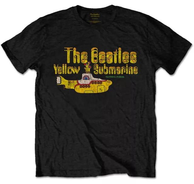 The Beatles 'Nothing Is Real' (Nero) T-shirt per bambini - Ufficiale al 100%