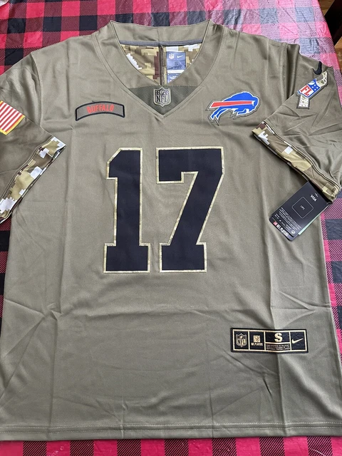 NFL BUFFALO BILLS #17 Josh Allen Salute to service stitched Jersey 