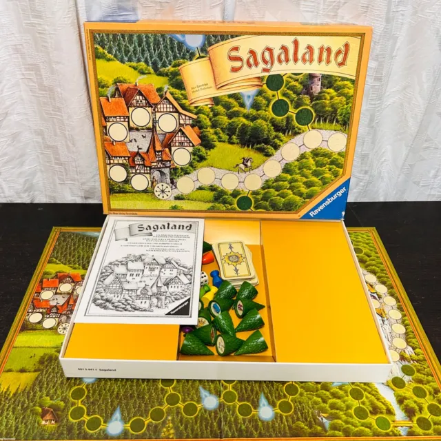 Sagaland - Brettspiel von Ravensburger aus 1981 - guter Zustand und komplett