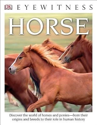 DK Eyewitness Books Horse Discover World Horses Poni by Clutton-Brock Juliet