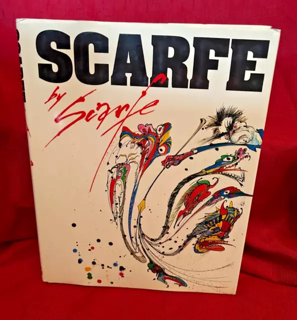 Scarfe by Scarfe - Hardback - 1986 First Edition - Gerald Scarfe Pink Floyd MINT