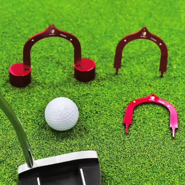 3-teilige Golf-Putting-Tore, Putter-Tore, tragbares Ziel, leichtes Tor aus