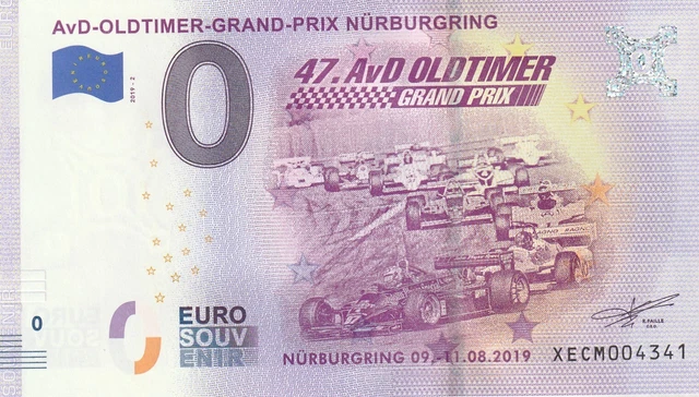Billet touristique 0 euro  Nubergring Grand Prix   Réf: 1050  de 2019