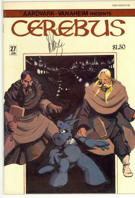 CEREBUS the AARDVARK #27 SIGNED by Dave Sim Aardvark-Vanaheim F/VF (7.0)