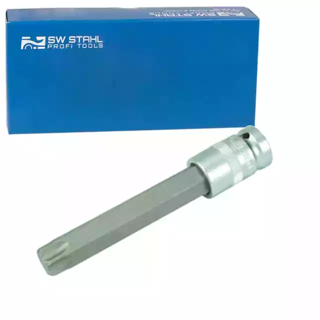 SW-STAHL Bit-Nuss Douille 1/2 ", Profil en T, T70 X 120 MM 04900L-TX70