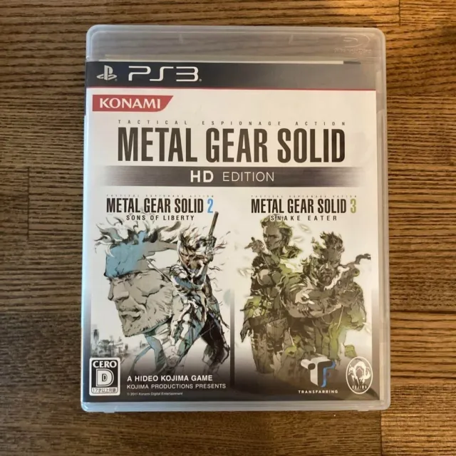 Metal Gear Solid HD Edition Sony Playstation 3 PS3 Japanese ver Tested