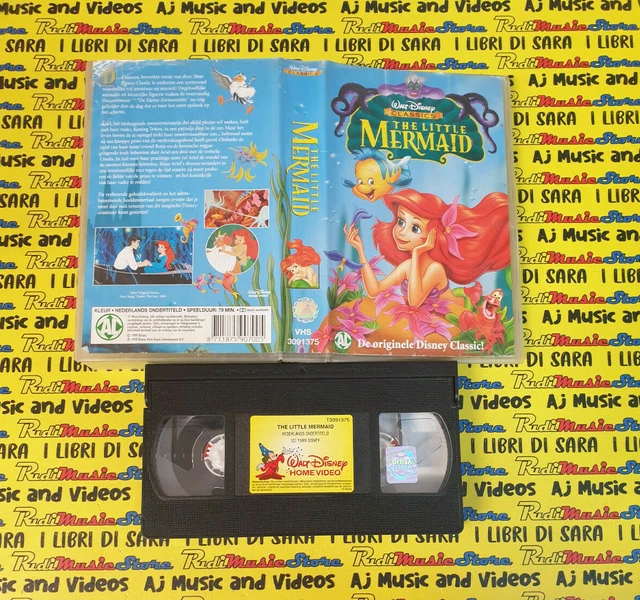 VHS CARTOON THE LITTLE MERMAID Walt