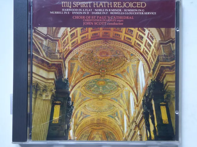 ST. PAULS CATHEDRAL CHOIR <>  My Spirit Hath Rejoiced  <> VG+ (CD)