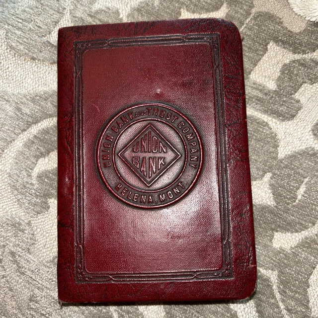 VTG Union Bank And Trust Company Helena MT Do A Good Turn Daily Vol I Book Bank