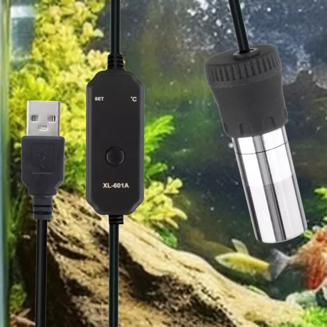 Mini chauffage d'aquarium tige chauffante USB chauffage de réservoir de