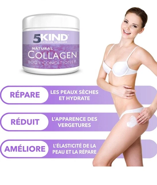 Crème Raffermissante Pour Corps 5kind Au Collagène - 200 Ml, Hydratante Et Tonifiante - Neuf