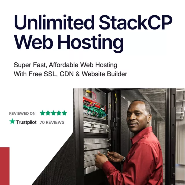 2 Year Unlimited Web Hosting with Free SSL CDN Website Builder & More!