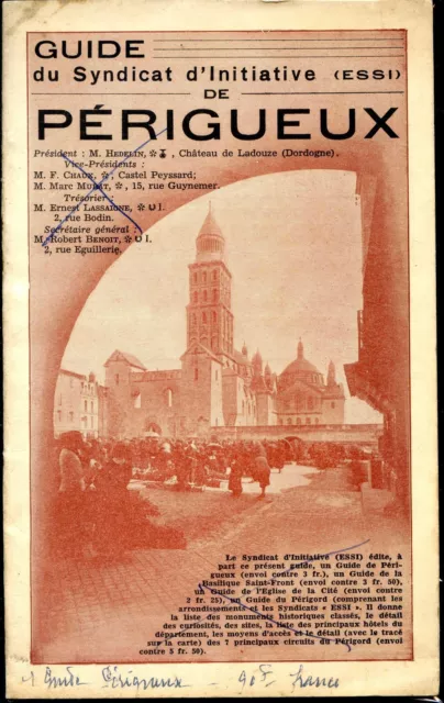 Périgueux - Brochure Syndicat d'Initiative - Dordogne