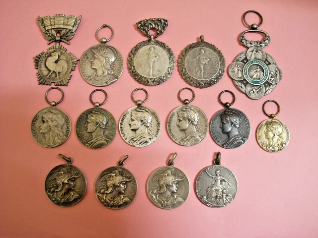 Collection De 6 Médailles équipe De France 1999 - Couleur Argent - Officielles FFF