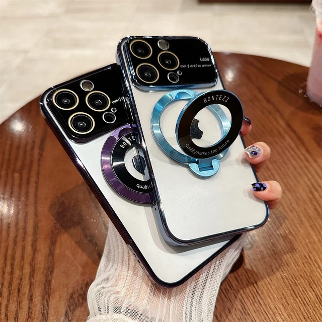 For IPhone 15 Pro Transparent Case With Camera Lens Protector, Compatible With MagSafe, Built-in - Foto 12