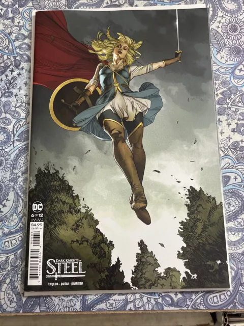 DARK KNIGHTS OF STEEL #6 JOSHUA MIDDLETON SUPERGIRL SWORD VARIANT COVER 2022 dc