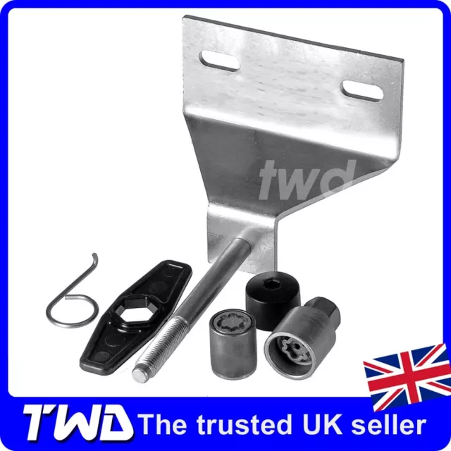 Spare Wheel Lock Bolt Nut Kit For Mitsubishi L200 Security Anti Theft Alloy Tyre