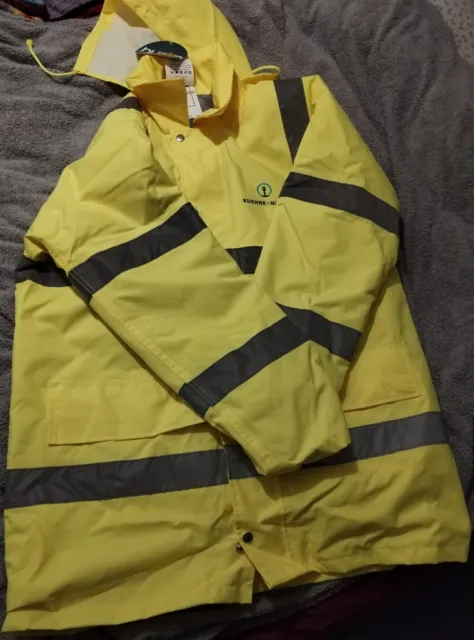 BLACK KNIGHT HYDRA Glo Waterproof HI-VIS 3/4 Jacket Coat Size Large BNWT  Yellow £8.99 - PicClick UK