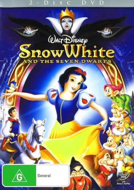 Disney SNOW WHITE And The Seven Dwarfs (1937) New 2 Dvd ***