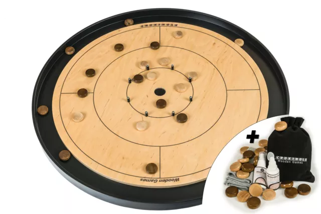 Torneo Crokinole Tamaño Oficial por Wooden Games