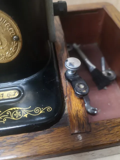 Singer 99k Heavy Duty Electric Sewing Machine Vintage Antique 2716 3
