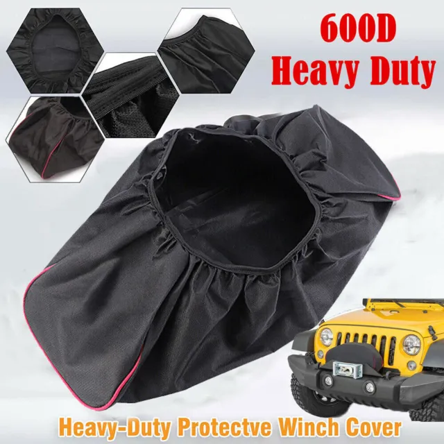 Waterproof UV Blocking Trailer Winch Dust Cover 8000-17500lbs Protector Covers