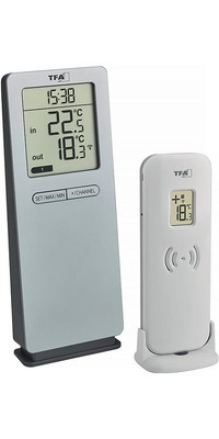 Termometro esterno autoadesiva porte e finestre Termometro impermeabile trasparente senza batteria Pasta indicatore di temperatura esterna 1PC 