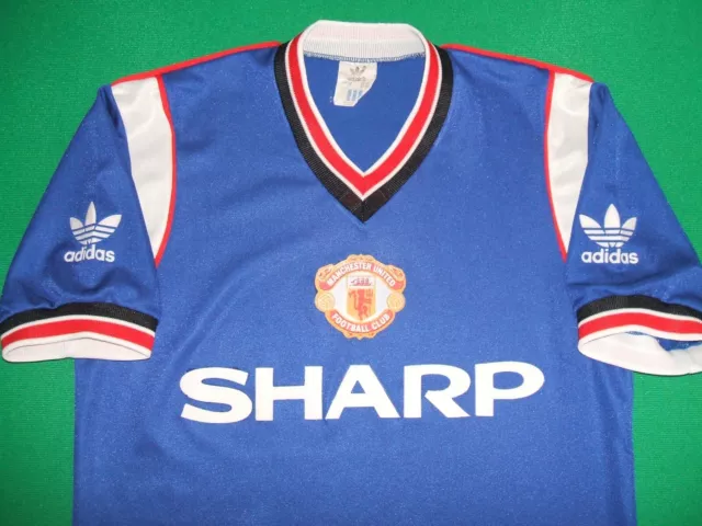 Manchester United 3rd shirt 1984-86 original vintage adidas small to fit 91-97