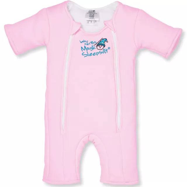 Baby Merlin's 100% Cotton Baby Transition Swaddle - Baby Sleep Suit - Pink - ...