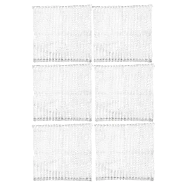 6 PCS Plante Root Guard Panier En Acier Inoxydable Mesh Bag Plant Fil Net U0P7