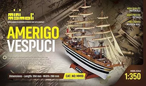 Amerigo Vespucci Mini Mamoli: kit di montaggio in legno MM10